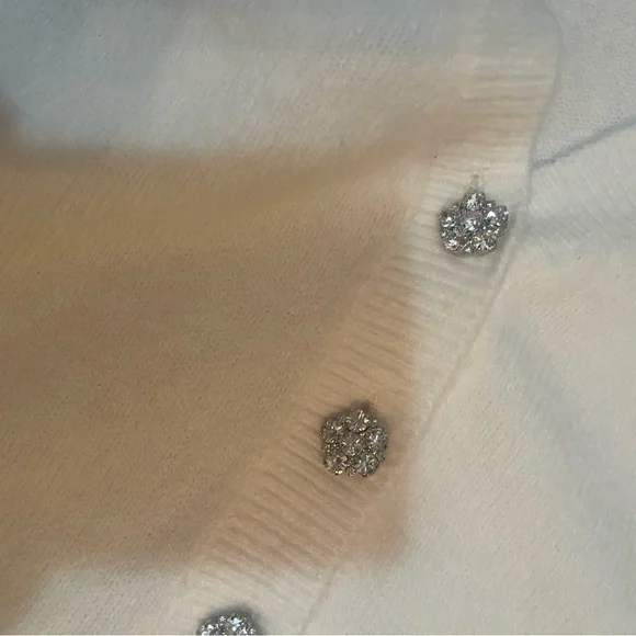 Loft Jeweled Button Sweater - Picture 8 of 9